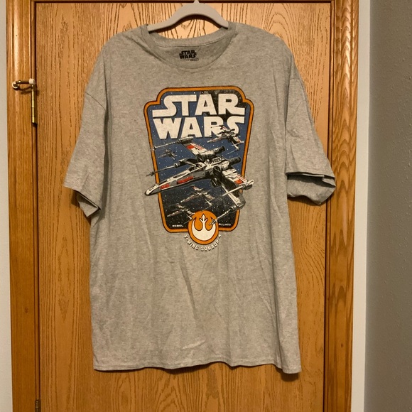 Grey Mens Star Wars tee size 2 xl - Picture 1 of 4